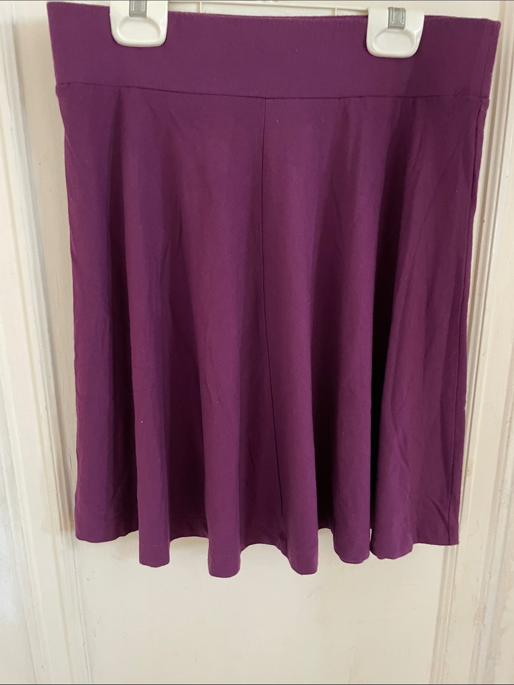 LOFT Plum Circle Skirt